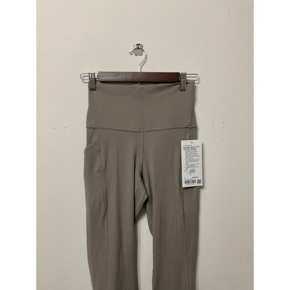 NWT Lululemon Align HR Pant 28" w/ Pockets Sz 6 MSRP $128 Warm Ask Grey - Picture 4 of 5